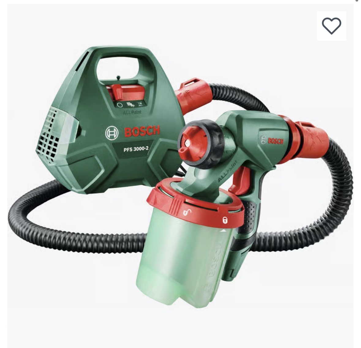 Bosch pfs 3000-2 malersprøyte 