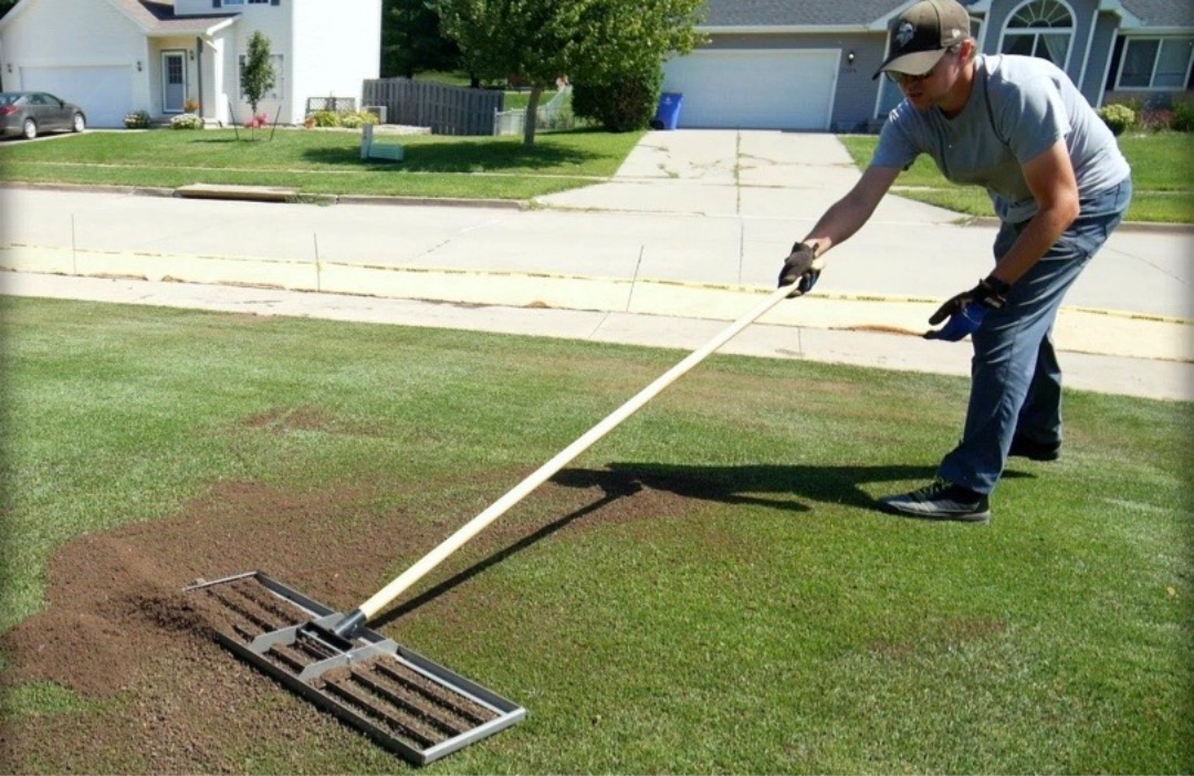 Dressrive / lawn leveling rake