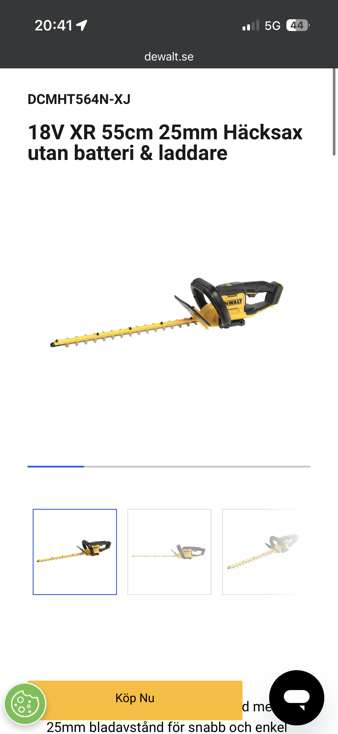 Dewalt häcksax 