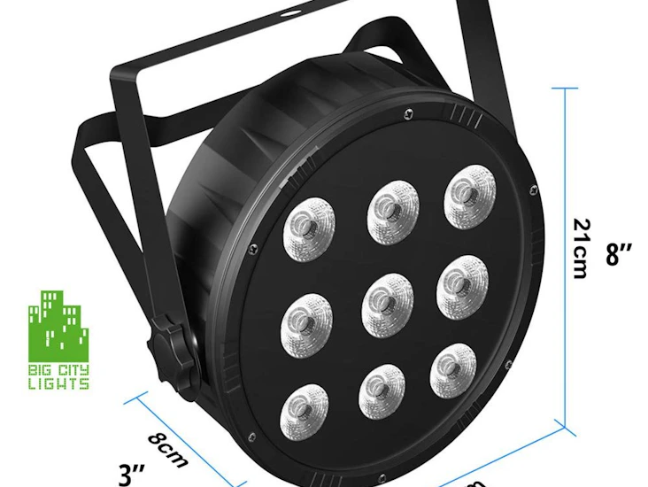 Led rgbw par spot - 84w uplight