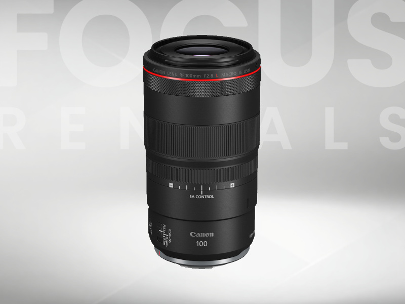 Rent Canon RF 100mm F2.8 L Macro IS USM lens from Focus Rentals