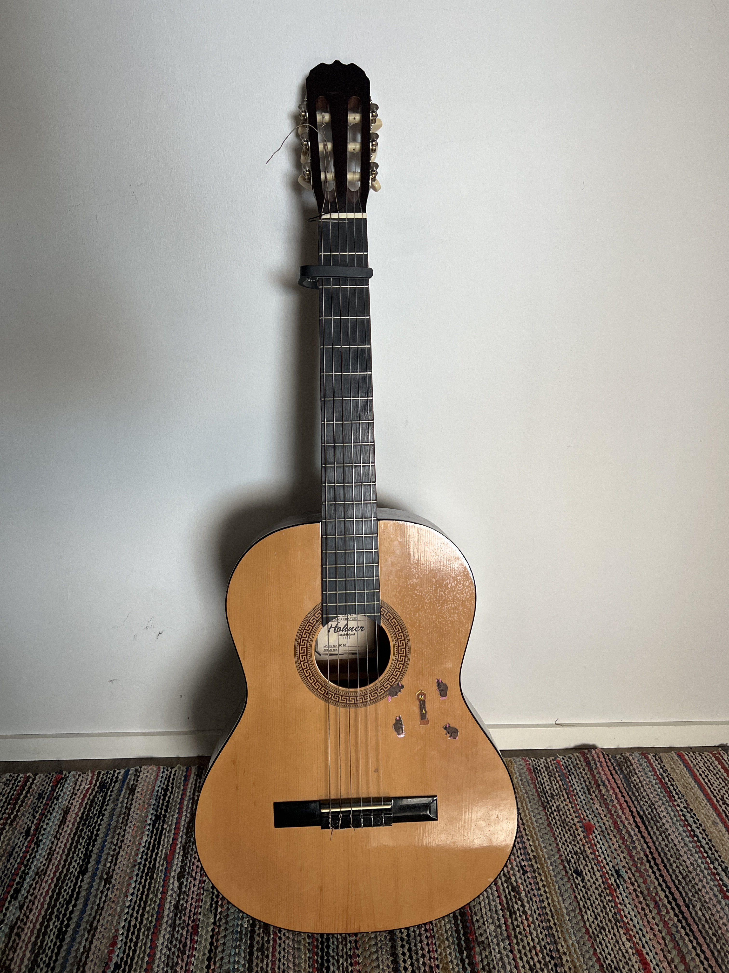 Hyvin toimiva kitara mutta ottanut vaan iskua hieman. toimii kuin uusi!