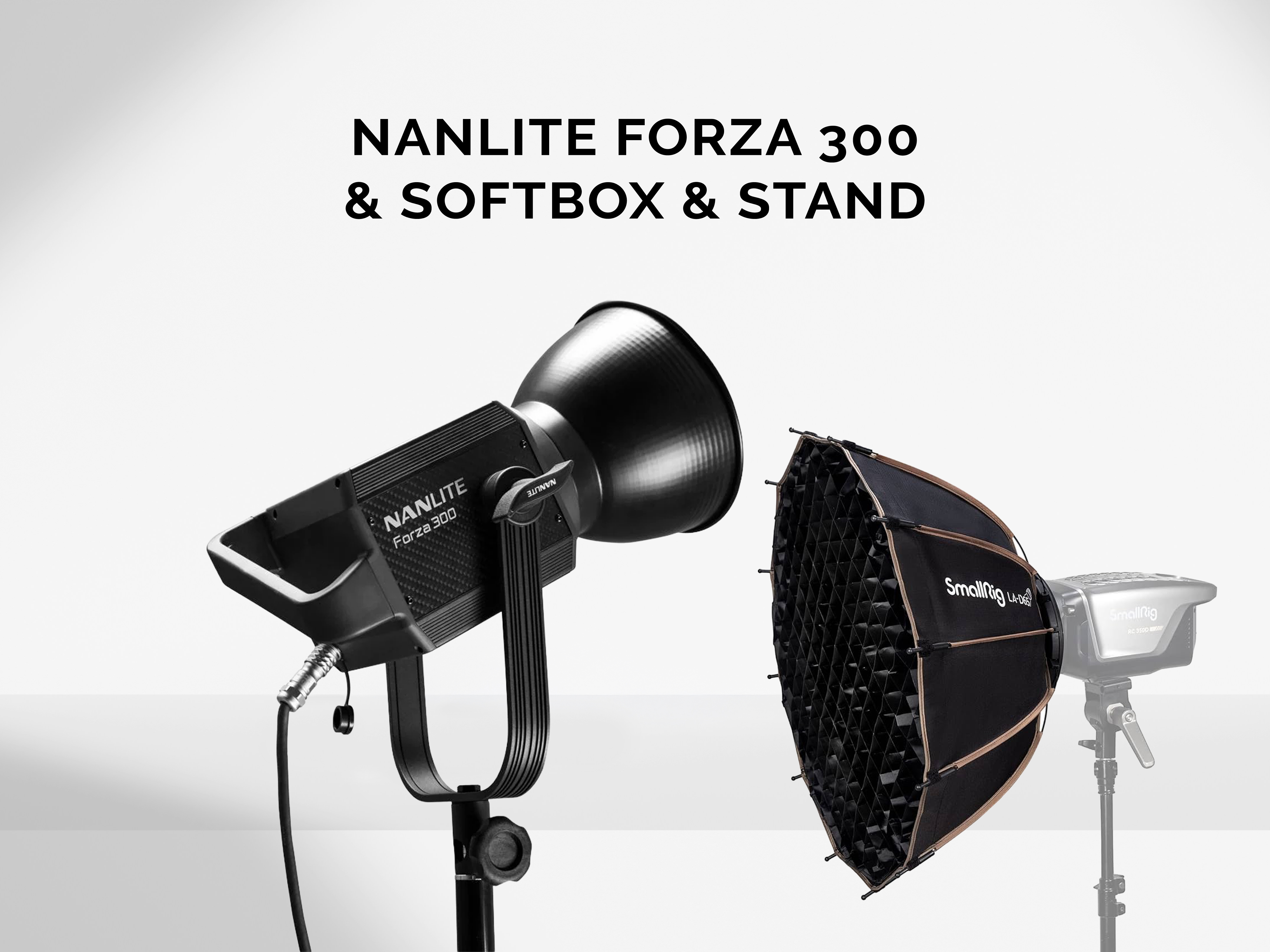 Nanlite forza 300 led cob spotlight like aputure 300d