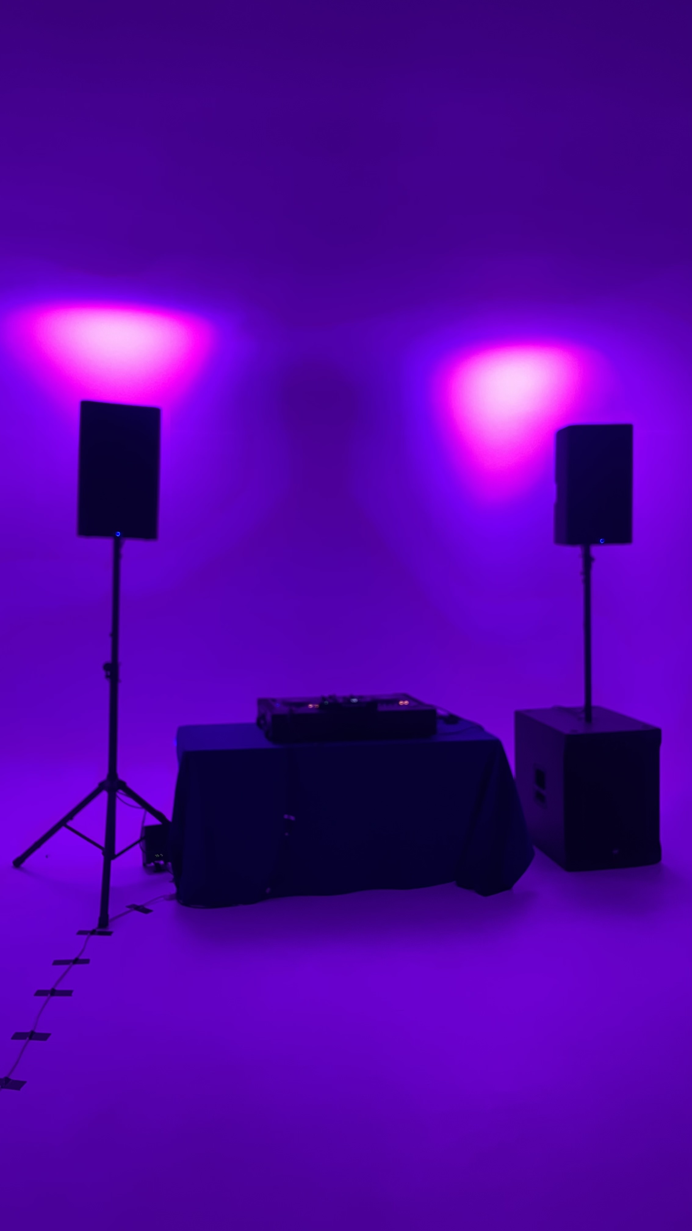 Full dj set up (pop ups, live streaming, content creation, etc)