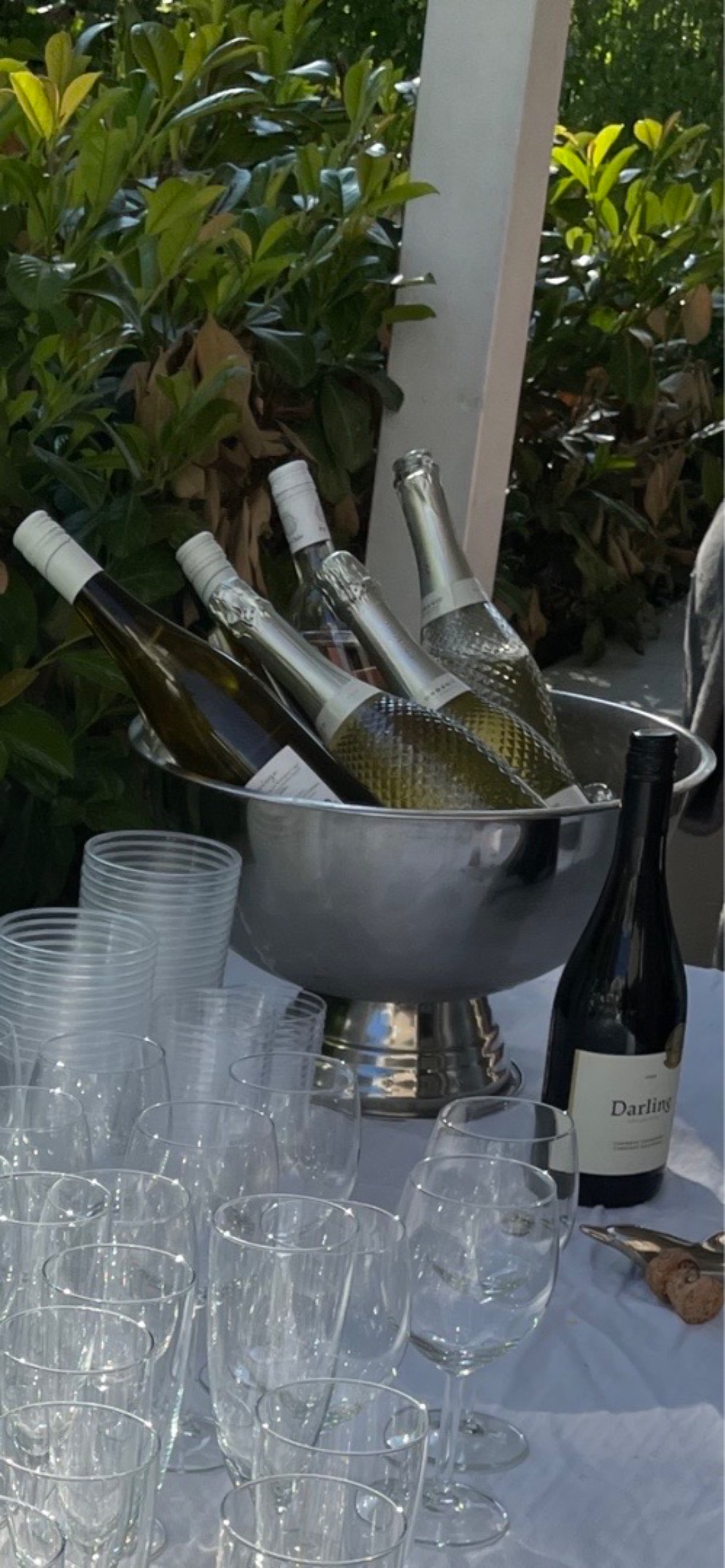 Champagnekylare champagneskål