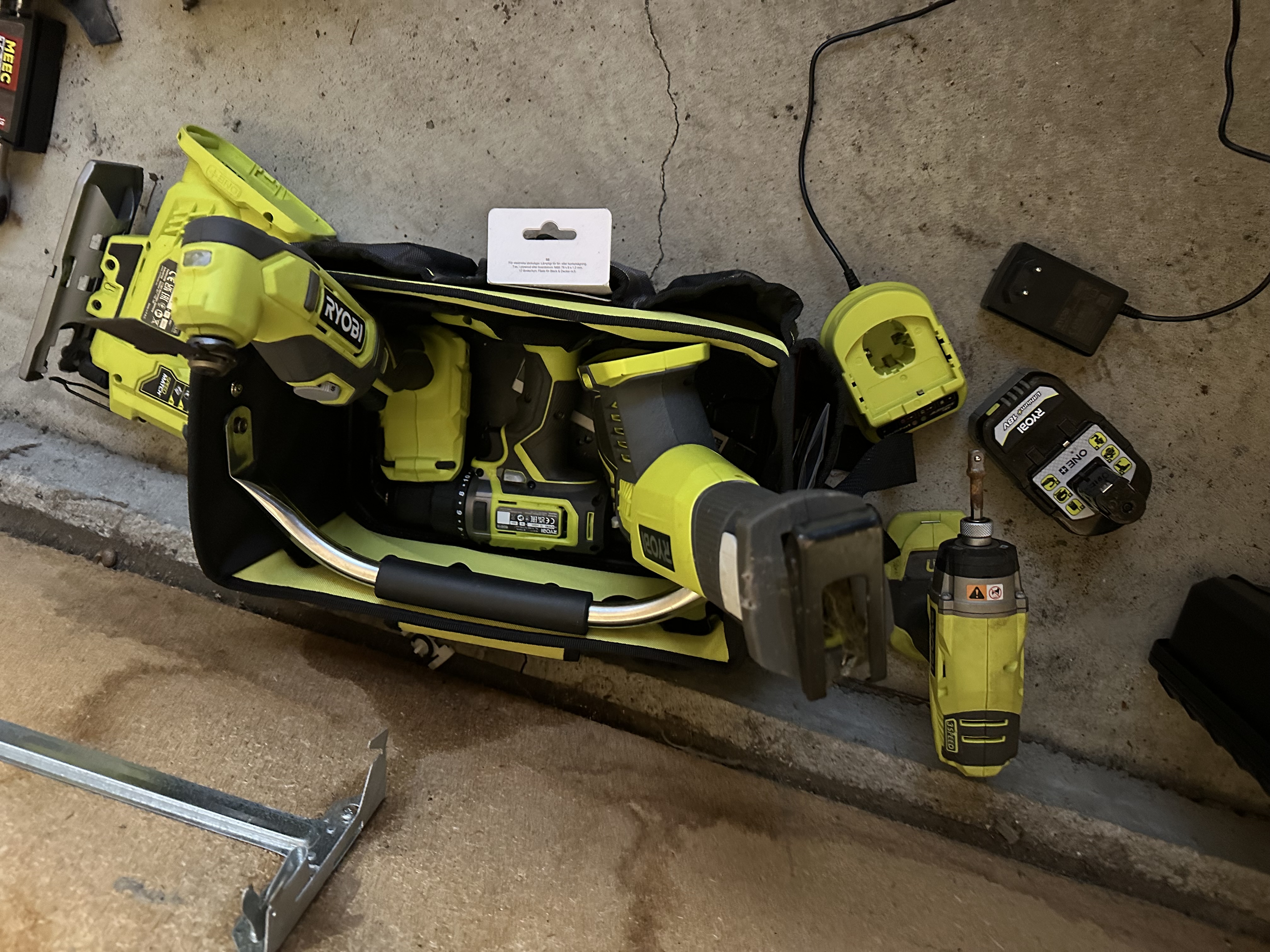 Verktøysett fra ryobi