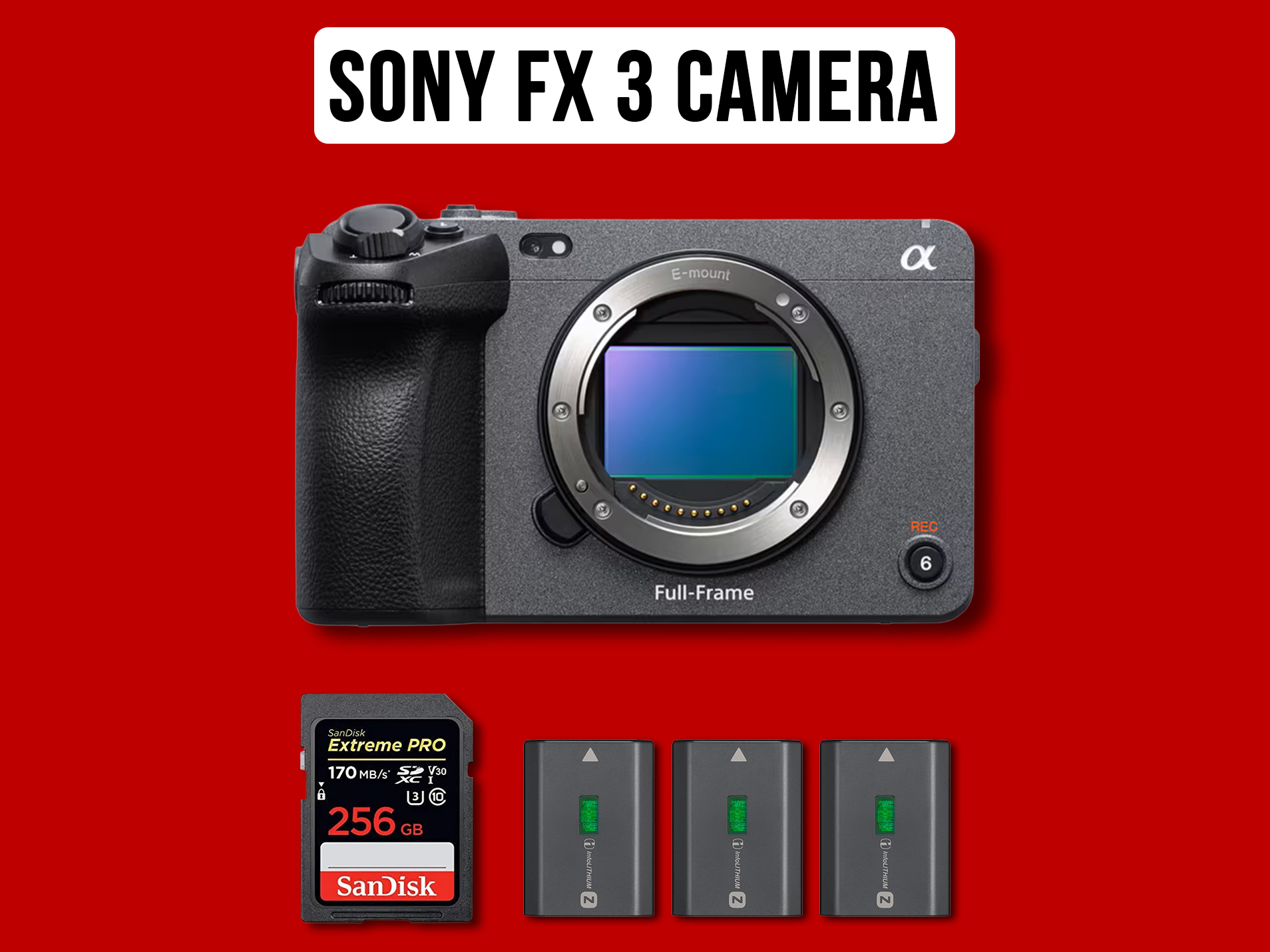 Sony fx3 cinema camera full frame mirrorless 4k 