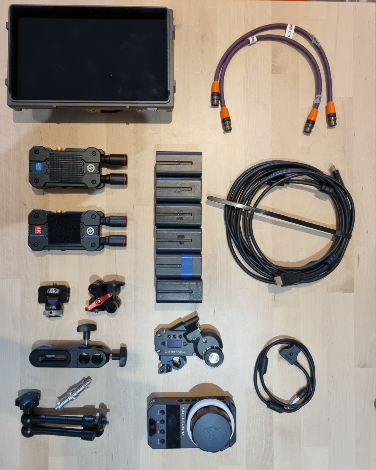 Wireless focus pulling system package - tilta nucleus m / hollyland 