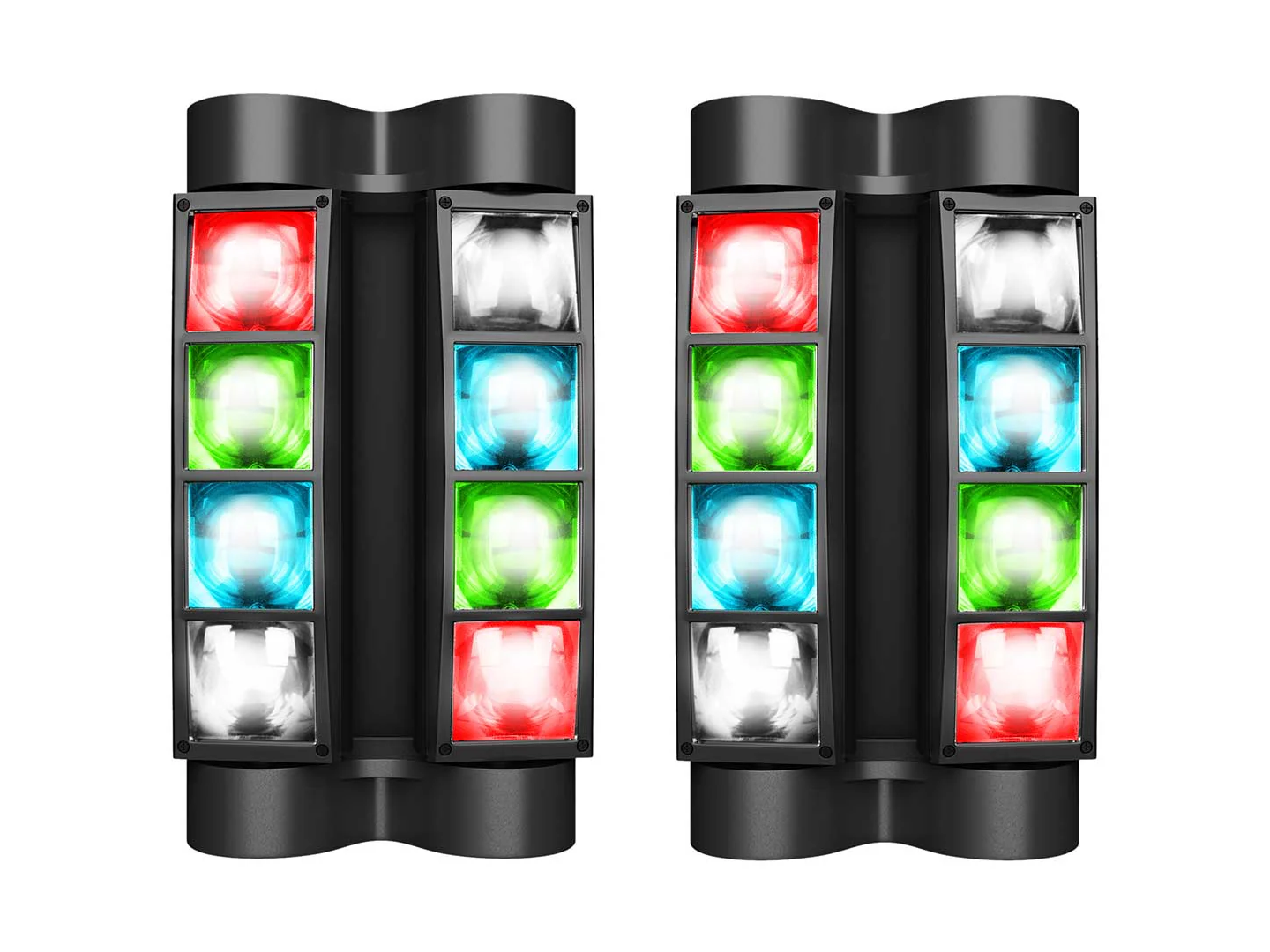 Discolampor partyljus led mini-spider 2st