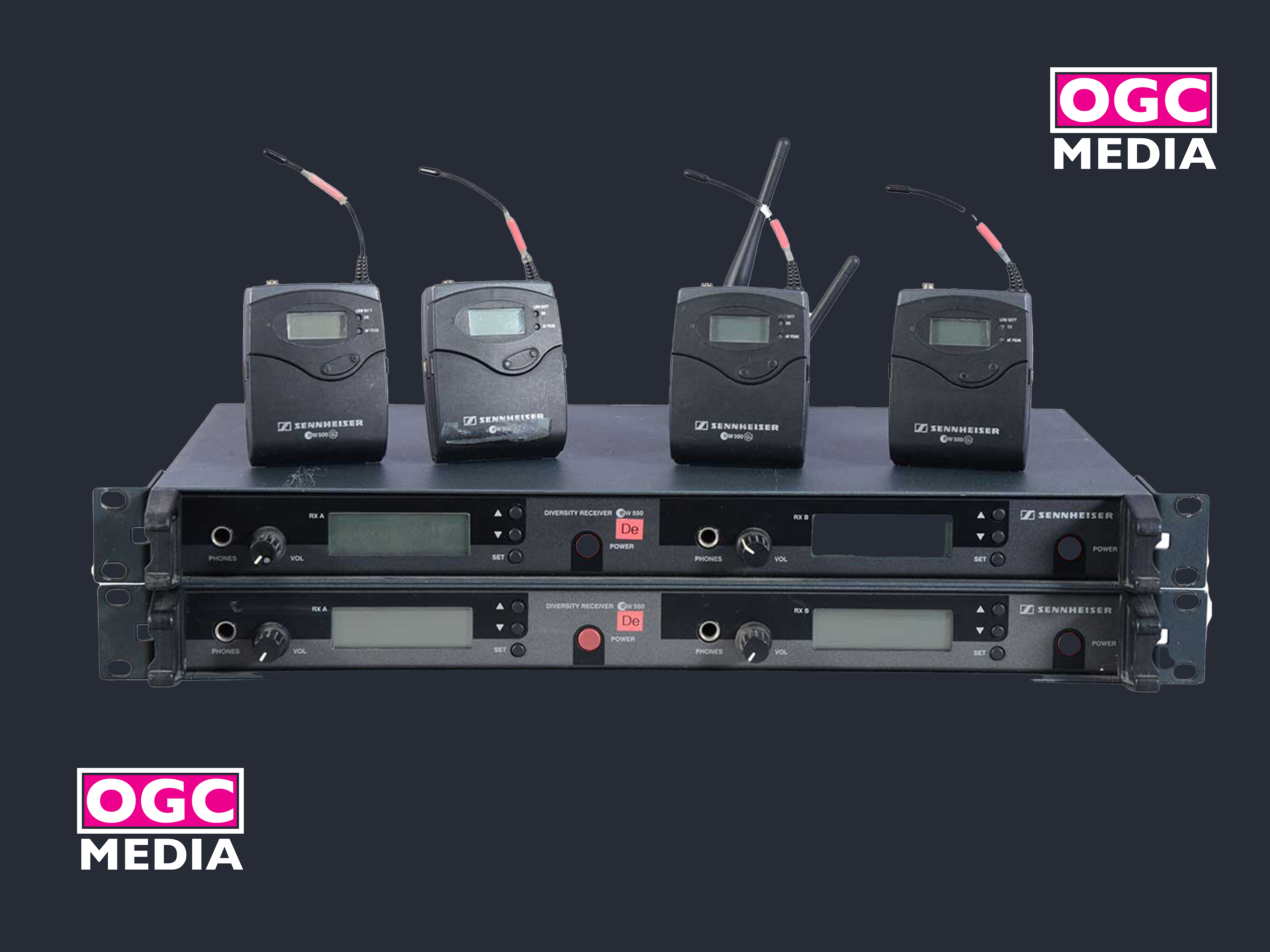 Sennheiser ew550 ew500 sk500 g2 wireless lavalier lapel microphone kit