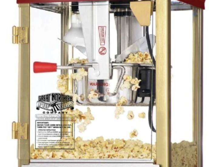 Popcornmaskin *bänk*