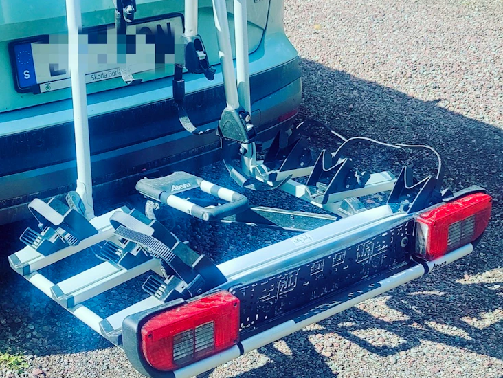 Cykelhållare för 3 cyklar (tiltbar drogkrok)