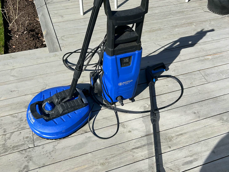 Nilfisk høytrykkspyler med terrassevasker