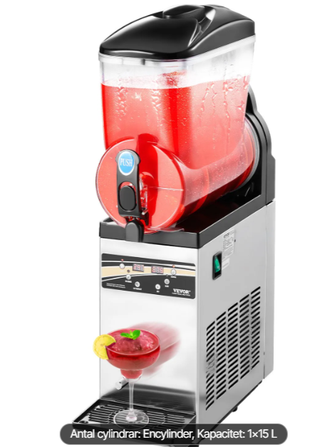 Stor proffsig slushmaskin på hela 15liter
