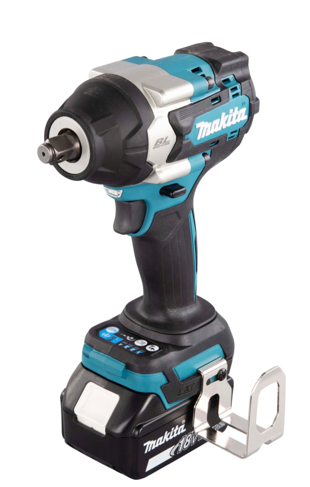Makita muttertrekker 700nm med batteri, lader og kraftpiper.. 