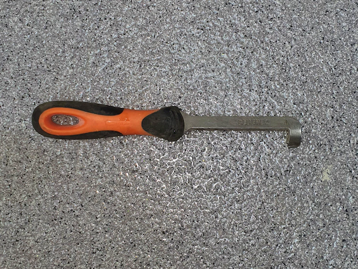 Blucher drain bockverktyg