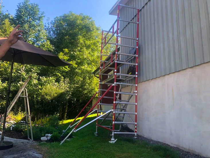 Hantverksställning, rullbar, 5,0m