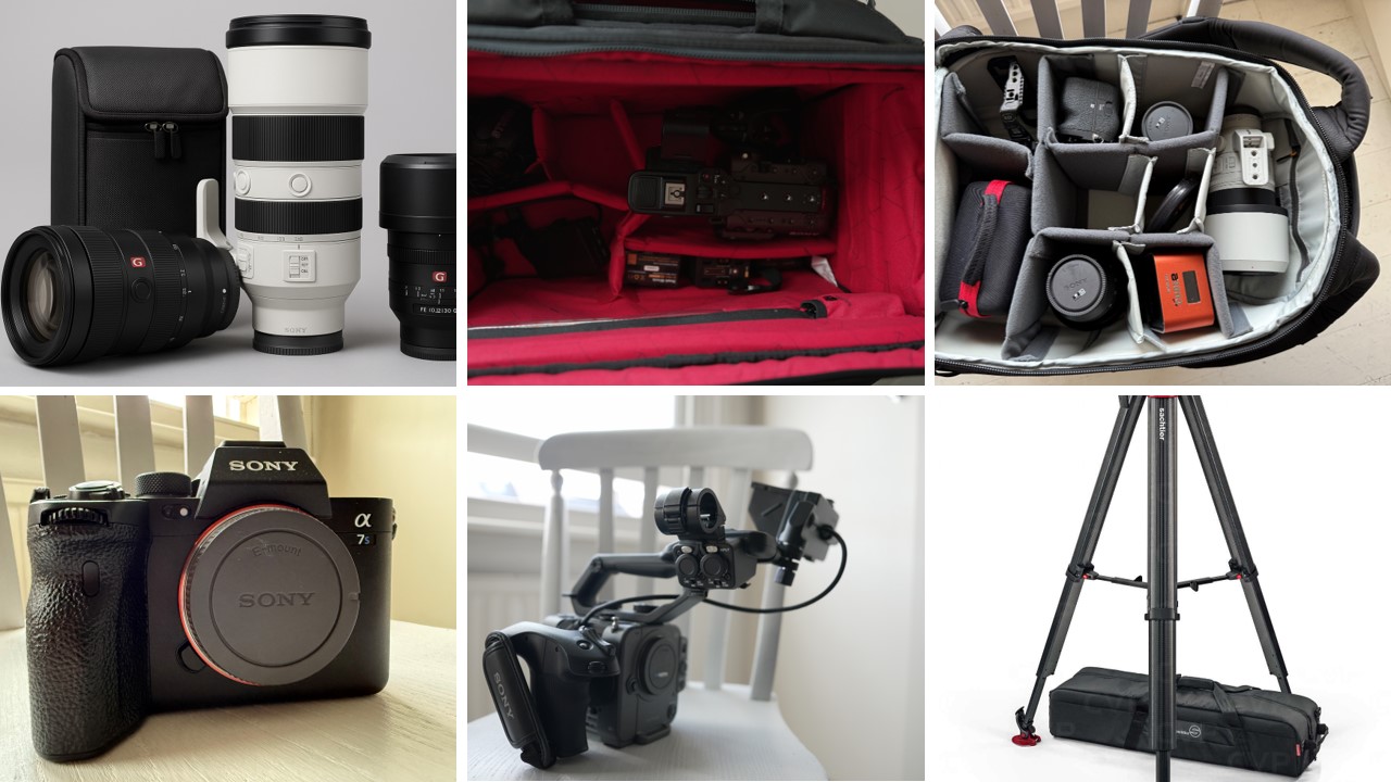 Full sony filmmaking kit – fx6 + a7s iii + 3 gm lenses + deity theos radio mics
