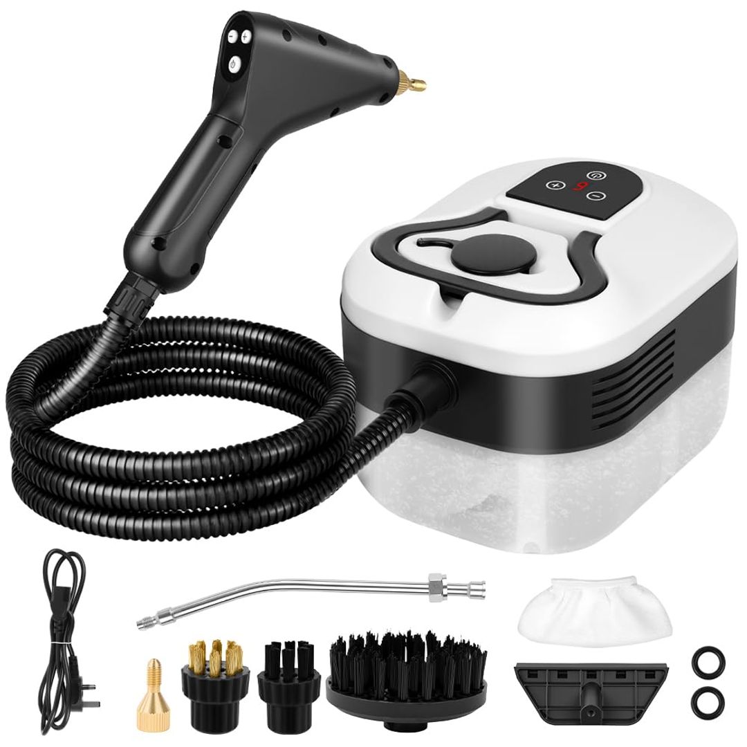 Handheld steam cleaner 2500w high temperature pressurised machine 1.2l water tank