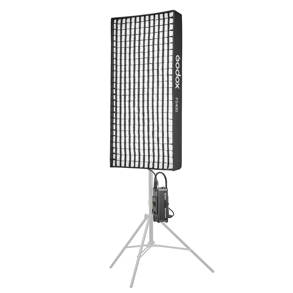 Godox knowled f400bi led mat panel key light with light stand