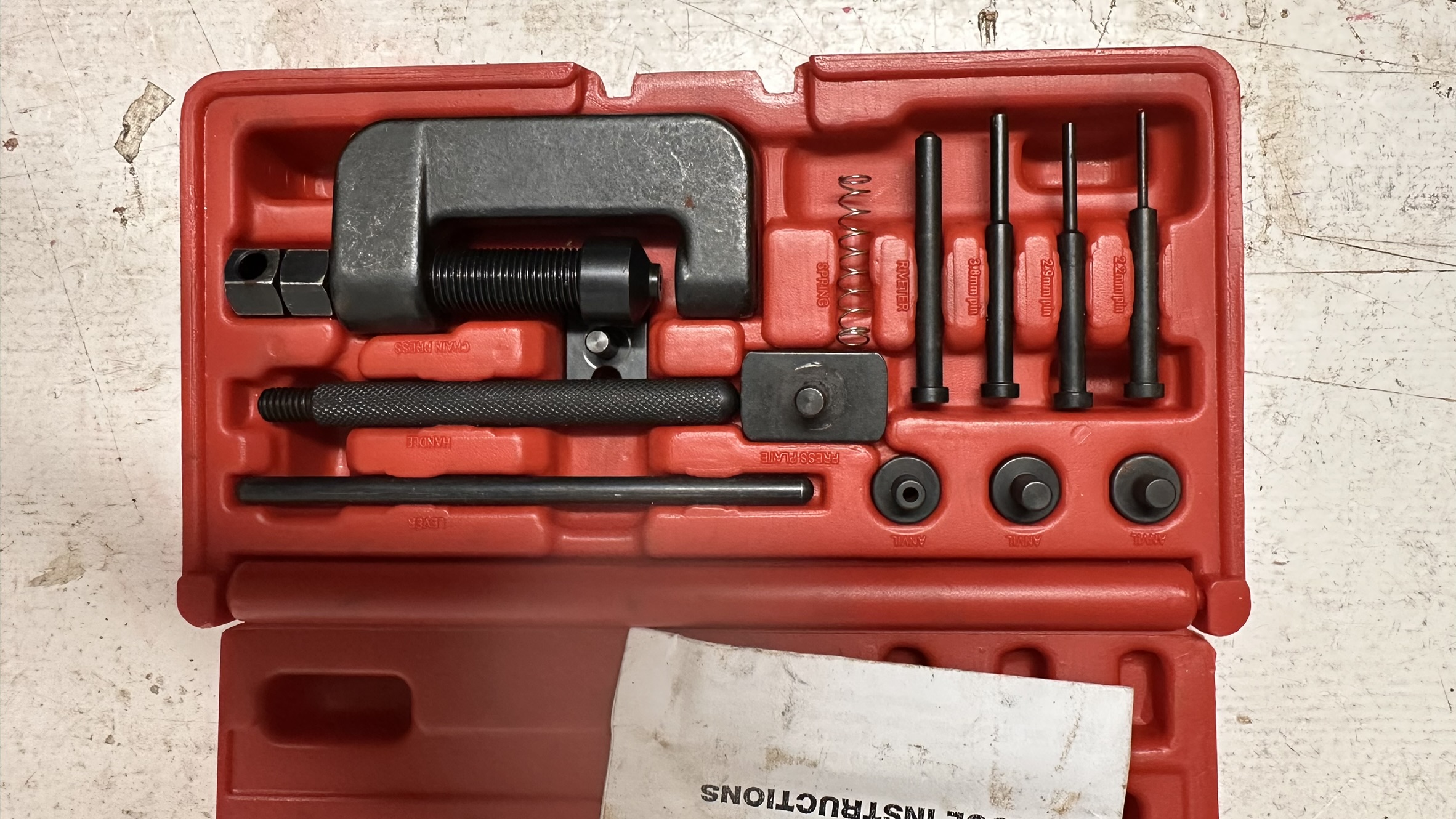 Kjedekutter\klinkeverktøy til mc