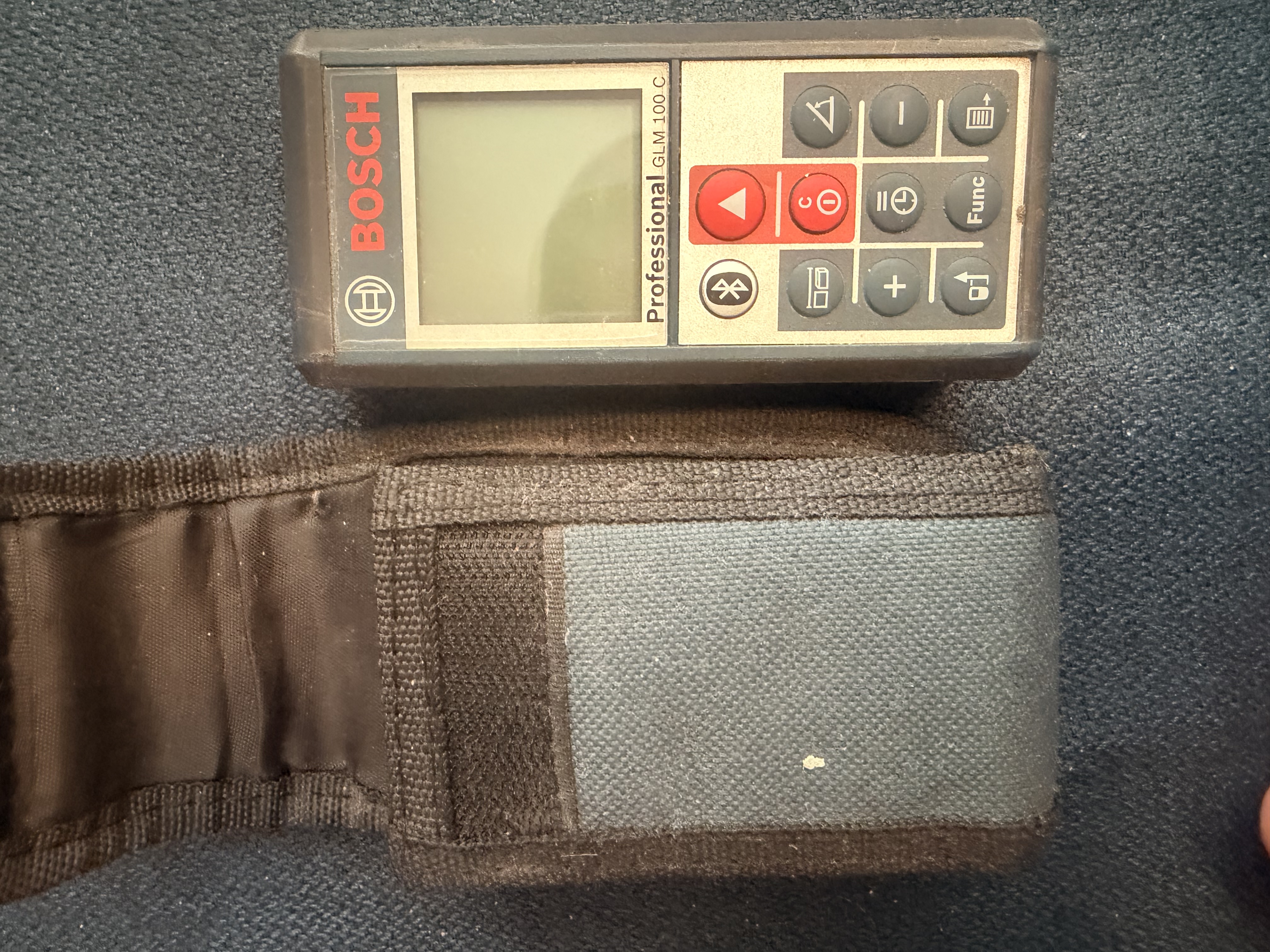 Bosch glm 100 c avstandsmåler med vater