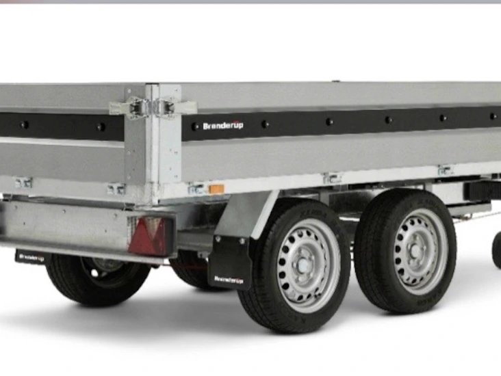 Tippsläp med elektrisk bakåttipp be