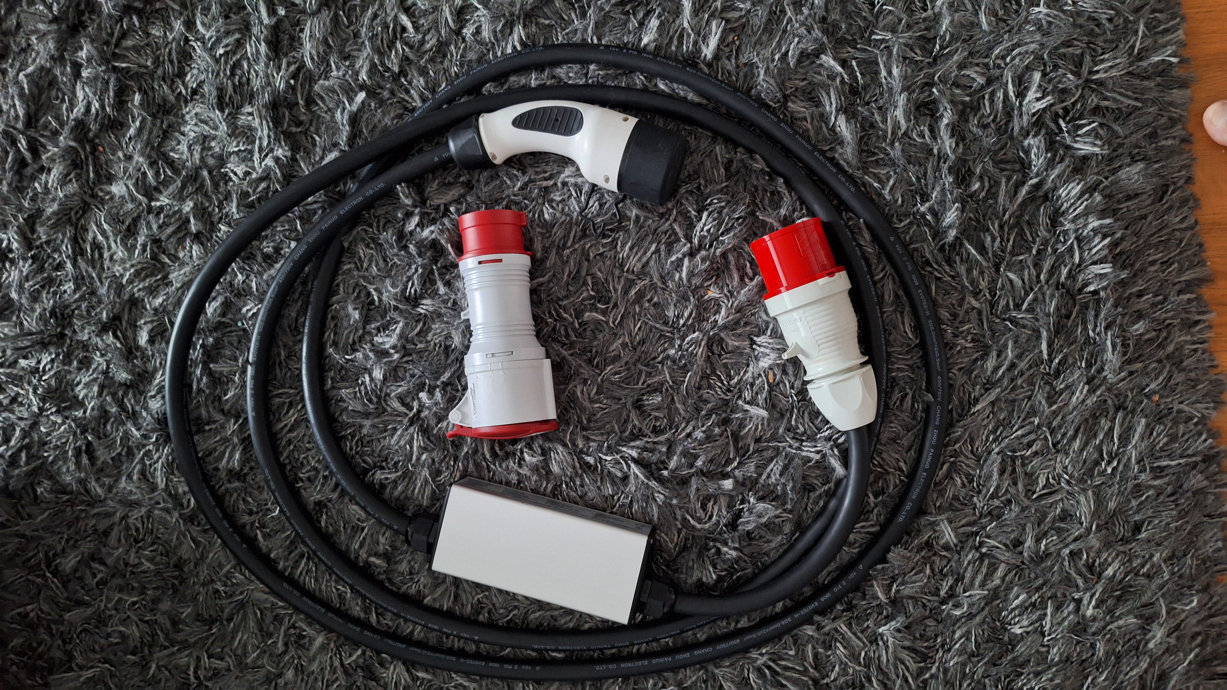 Sähköauton voimavirtajohto 11 kw/22 kw