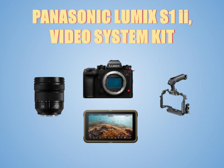 Panasonic lumix s1 ii, pro video system kit