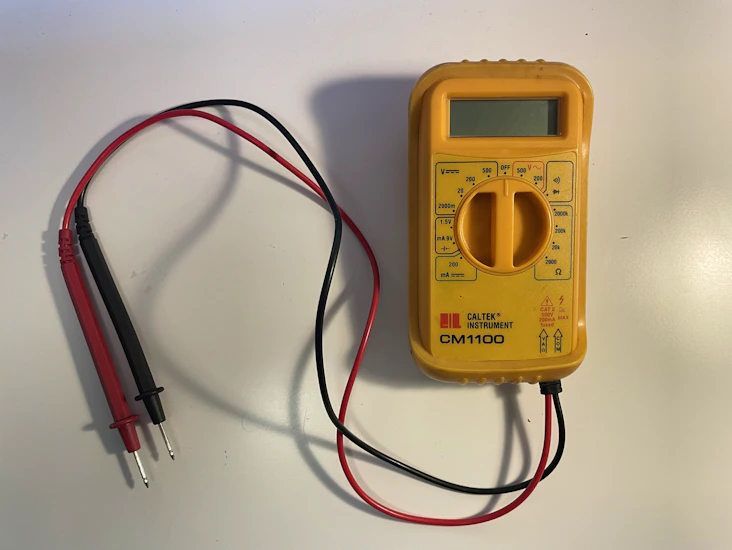 Multimeter caltek instrument cm1100