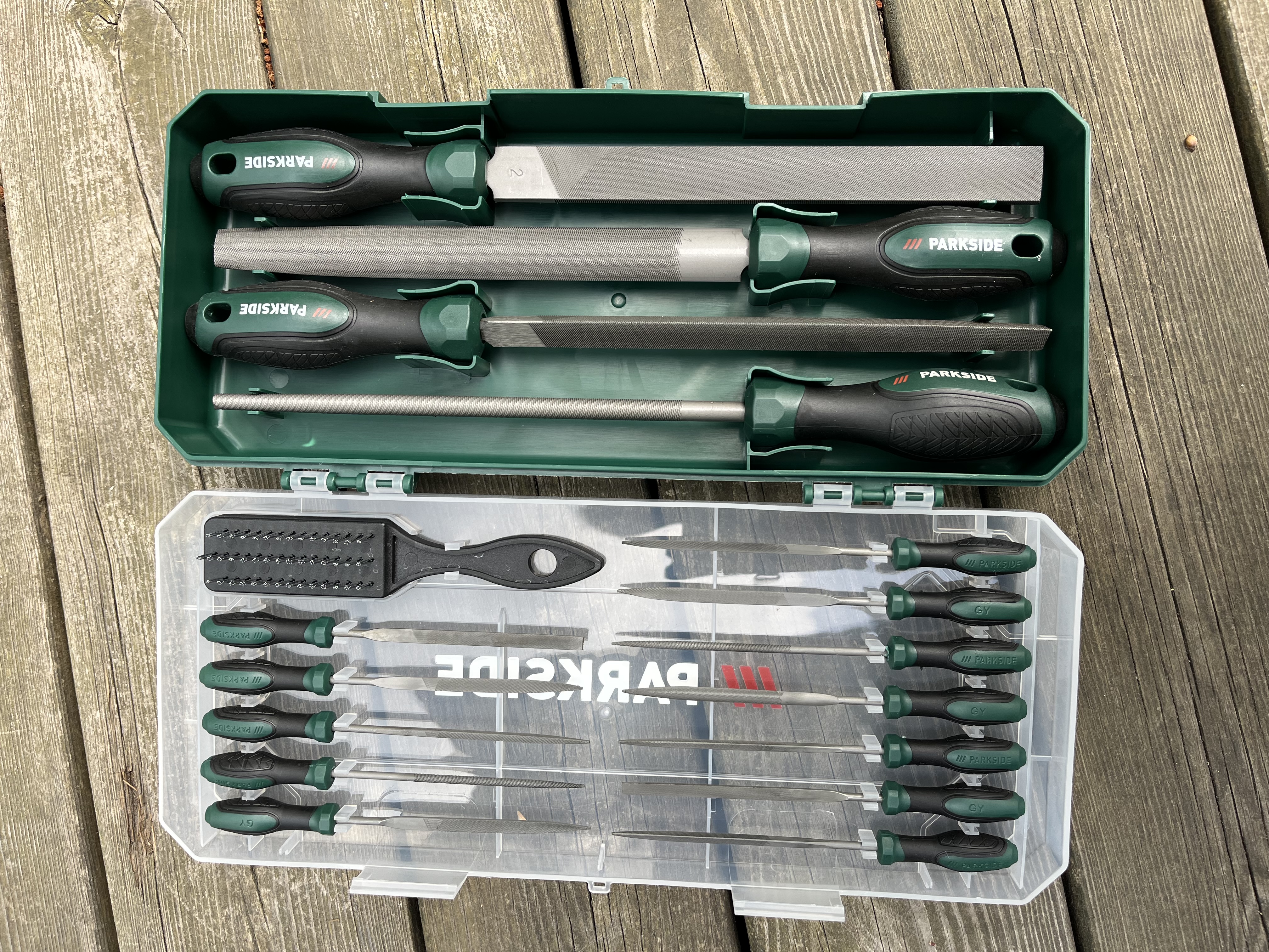 Komplett set med filar