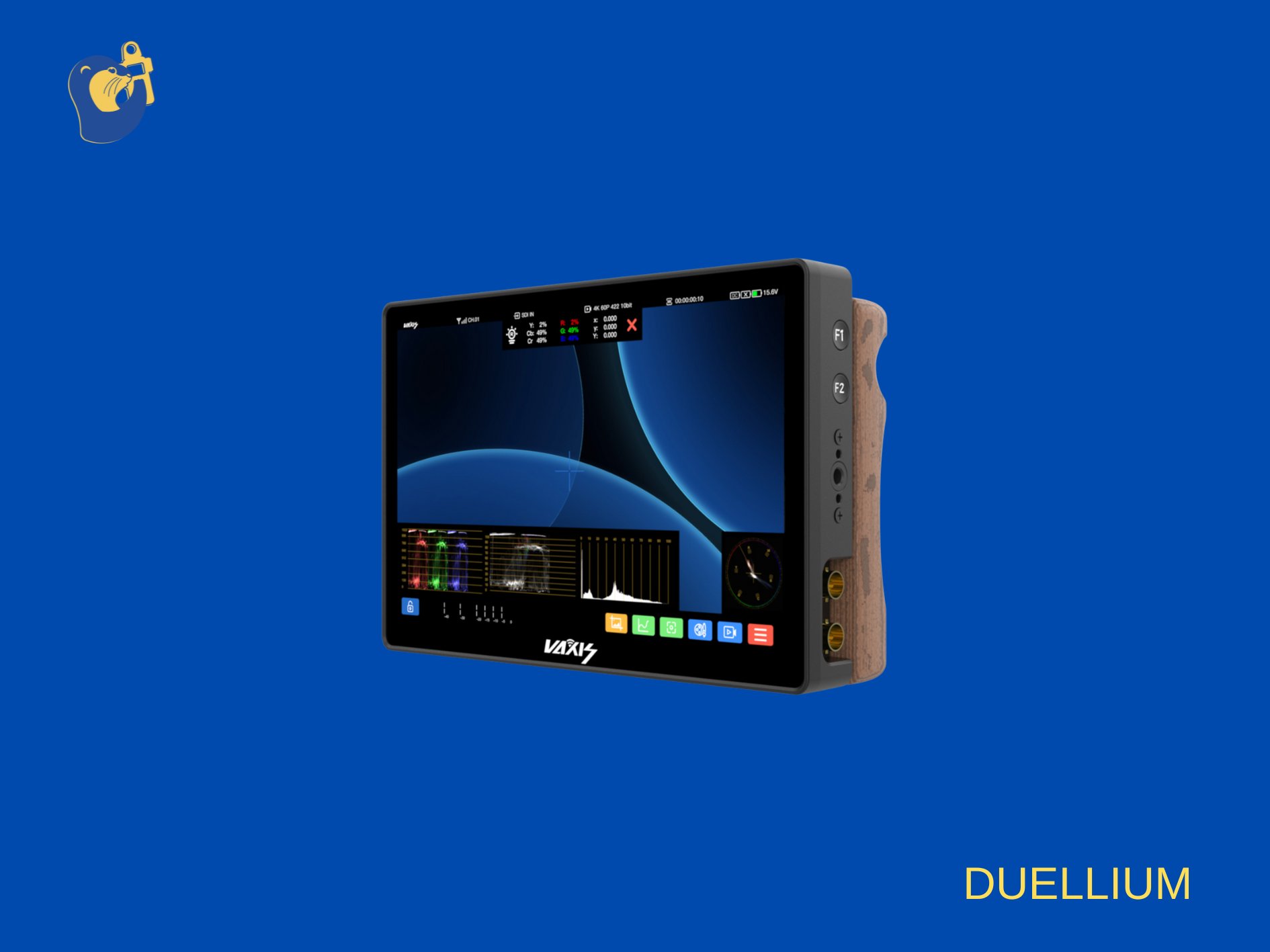 Vaxis cine 8 rx 8" zero delay wireless monitor (like smallhd 702 bolt)