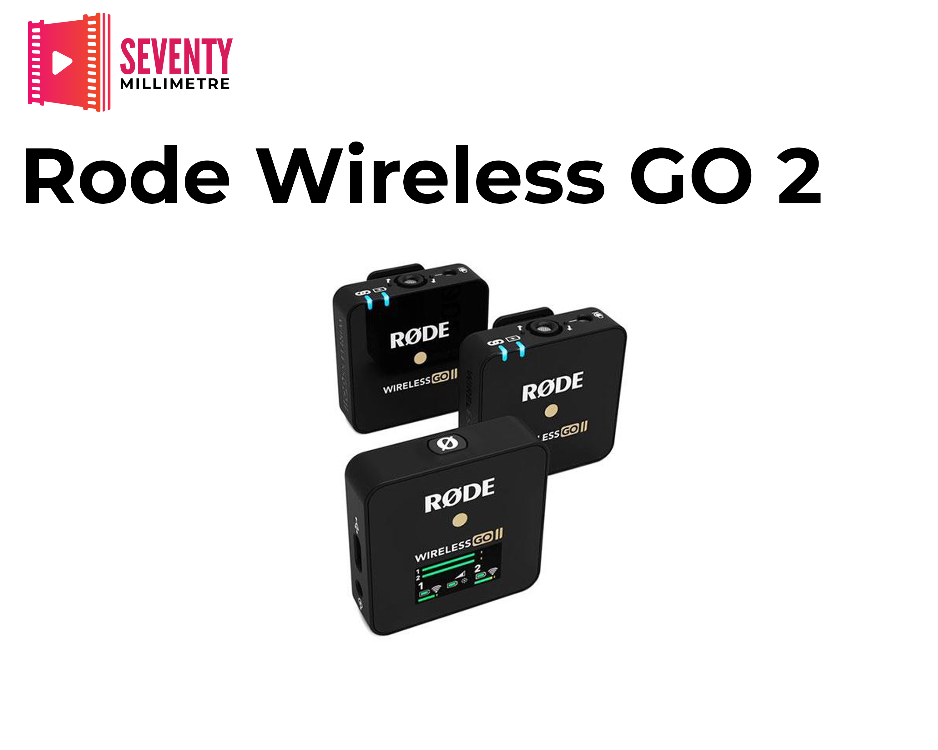 Rode wireless go 2 | 2 person wireless microphone system