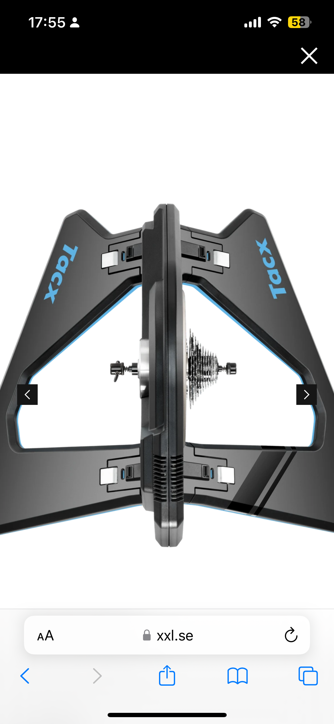Tacx, neo 2t, interaktiv cykeltrainer