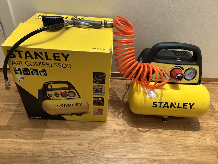 Stanley dn200/8/6 1,5hk 8bar kompressor
