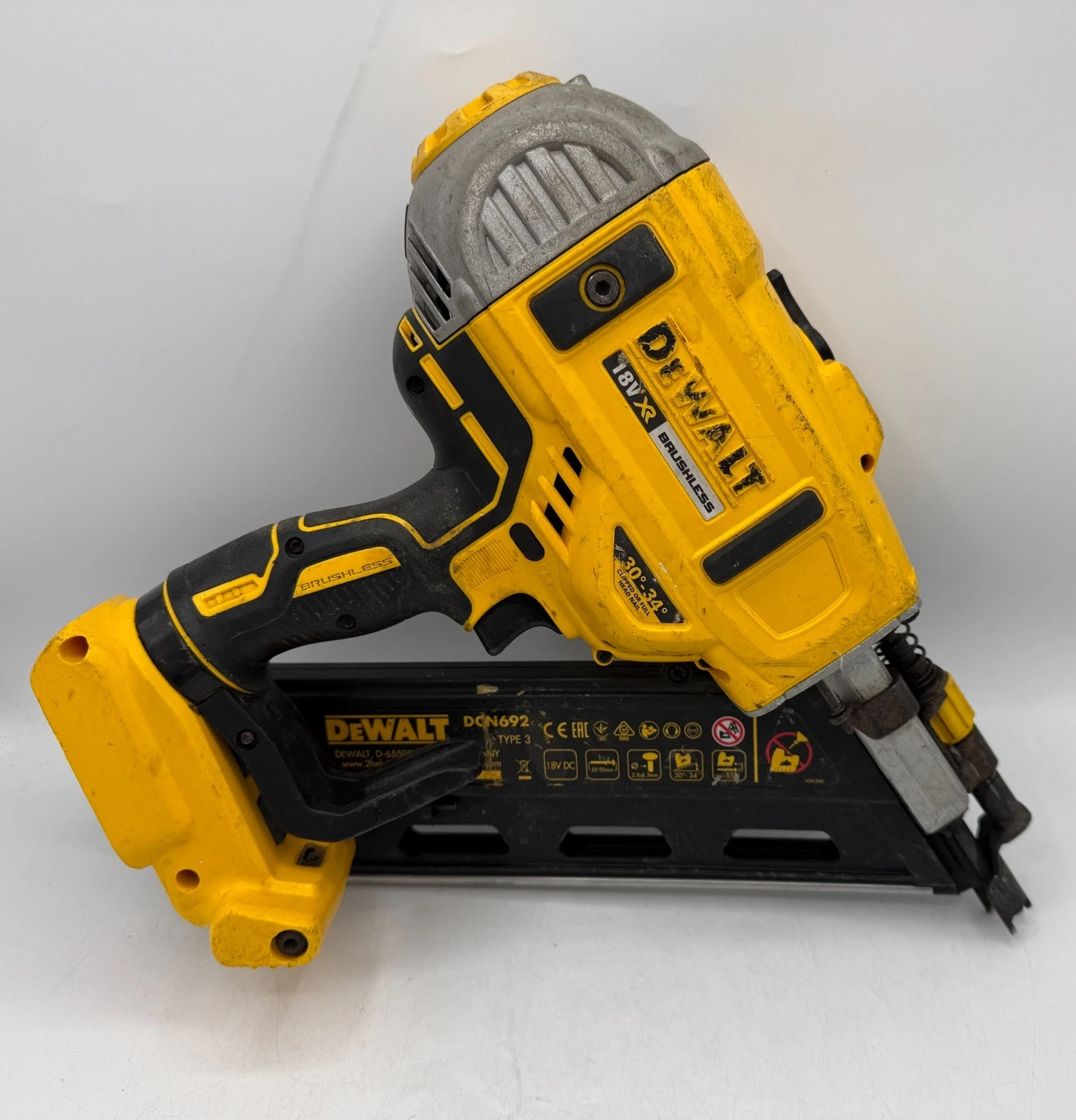 Dewalt dcn692 18v xr brushless 1st fix framing nailer (type 3 upgraded model)