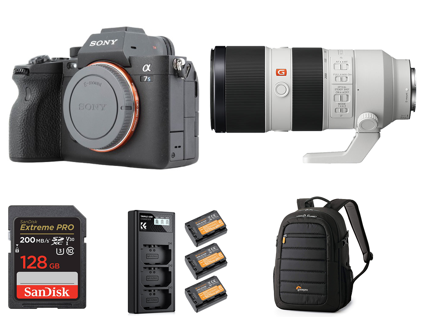 Sony a7s iii + 70–200mm f/2.8 gm lens kit