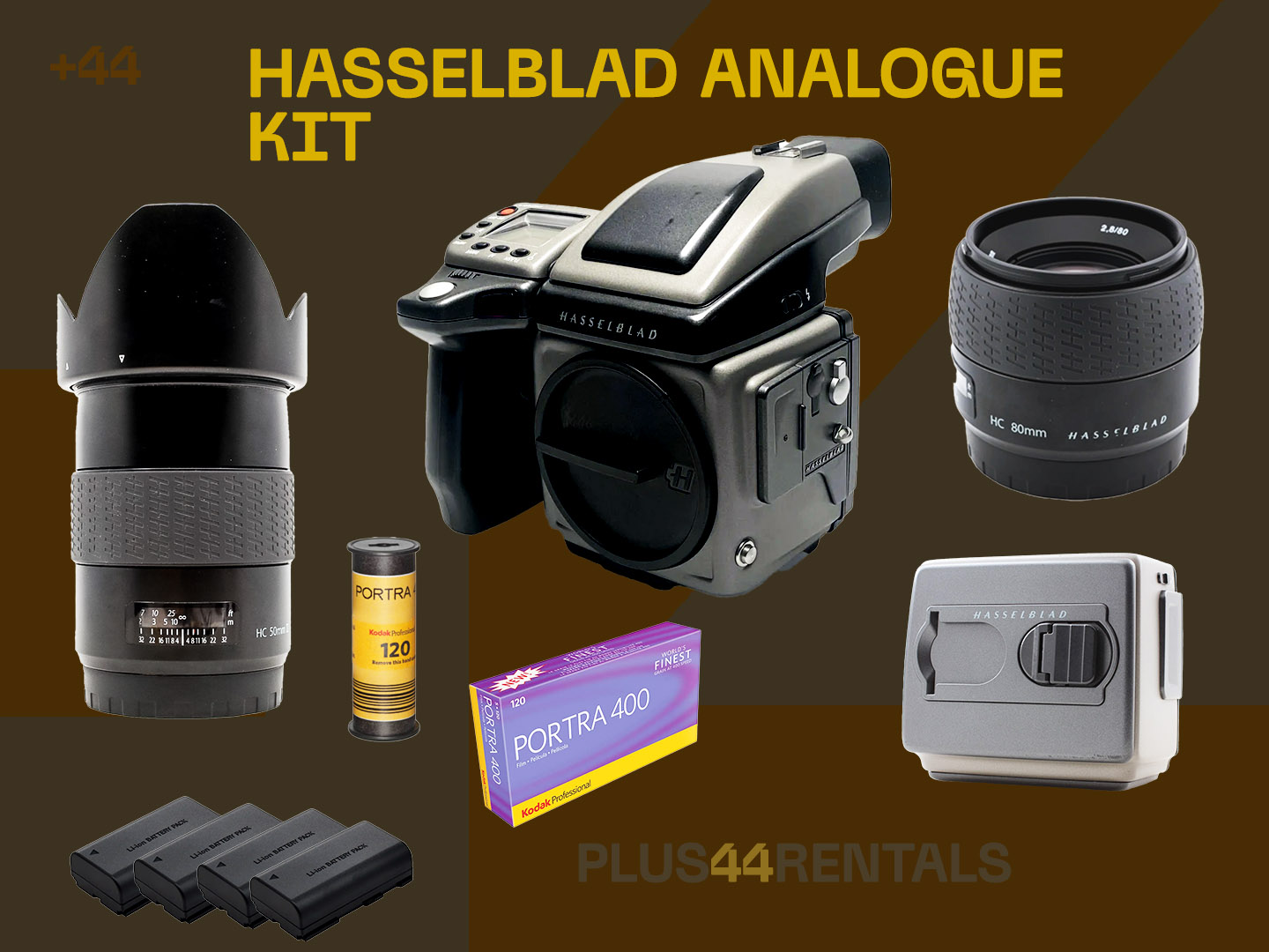 Hasselblad h2 + film back + phase one p45+ digital back | analogue + digital medium format kit