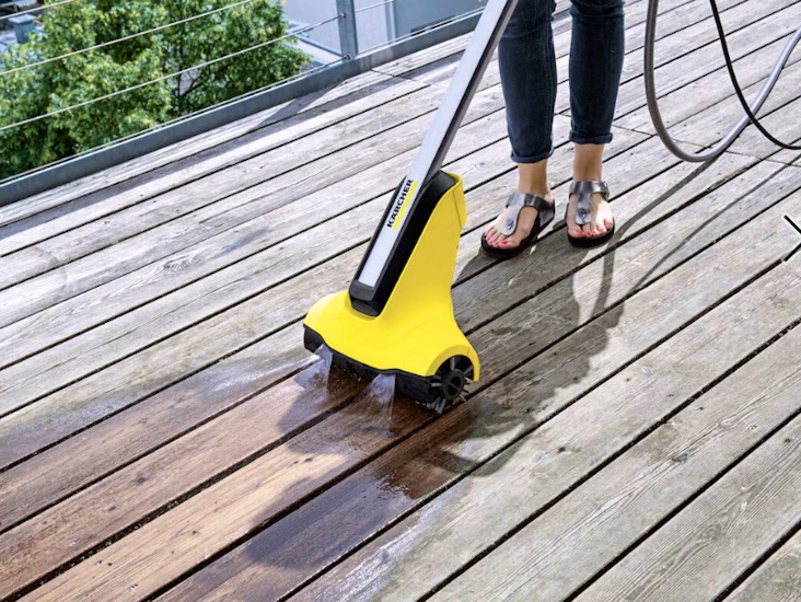 Kärcher pcl 4 terrasstvätt med borstar, elektrisk