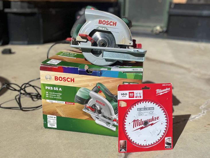 Smidig cirkelsåg med sladd