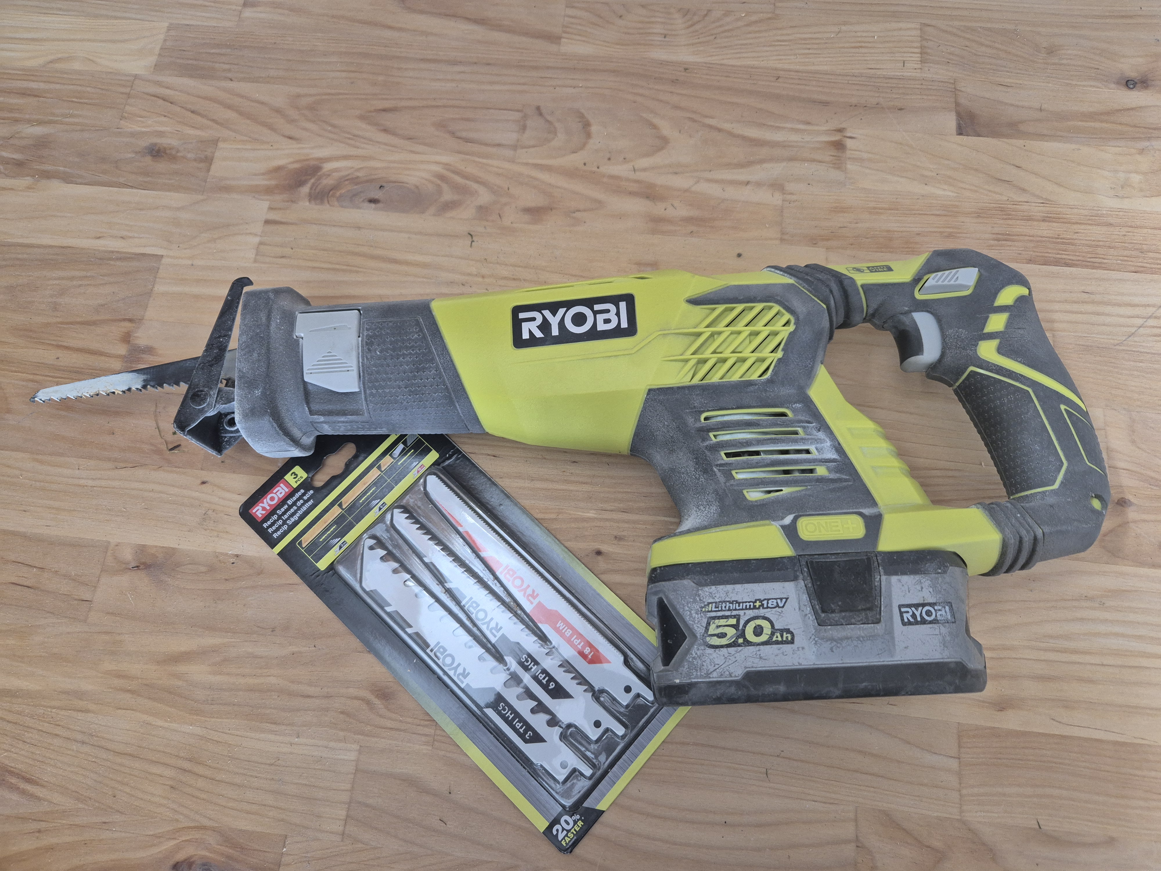 Tigersåg batteridriven one+ ryobi