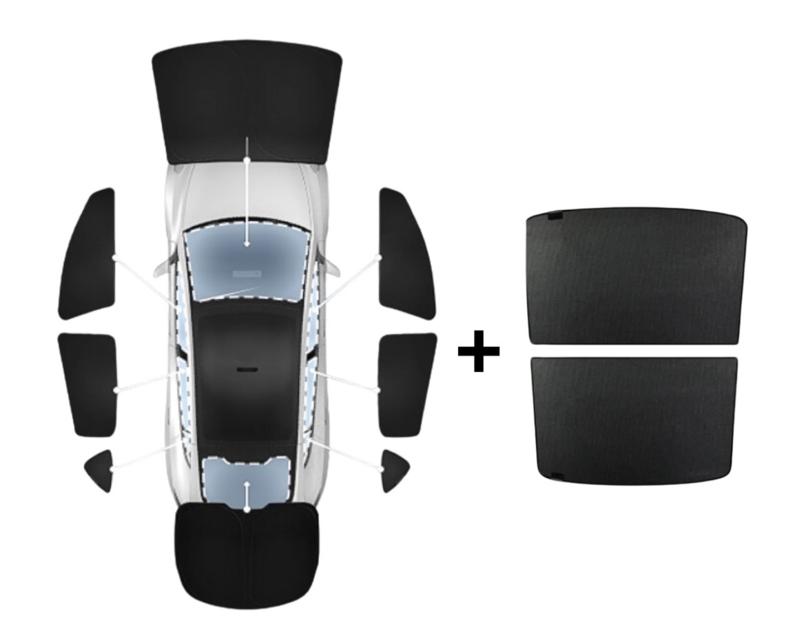 Solskjerming tesla model y 2021-2024
