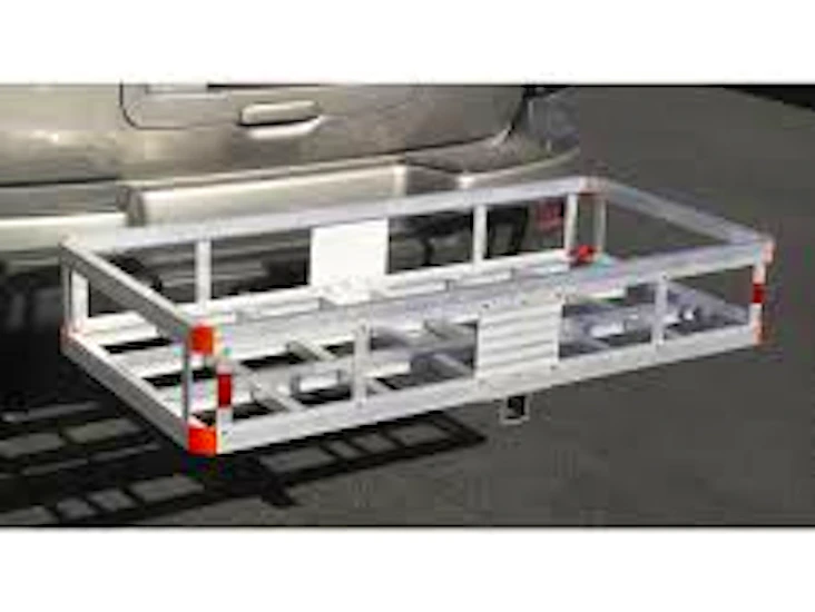 Hitch cargo carrier + waterproof bag & lock - 500lb capacity