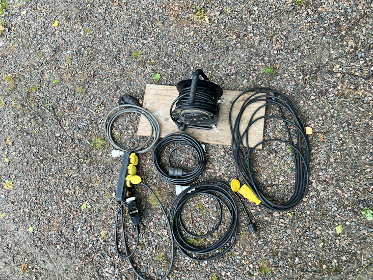 Skarvsladdar och grenuttag