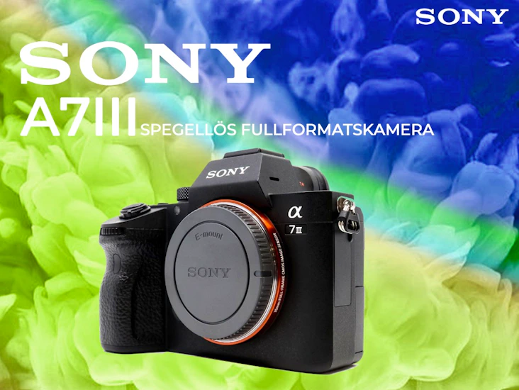 Sony a7iii spegellös fullformatskamera