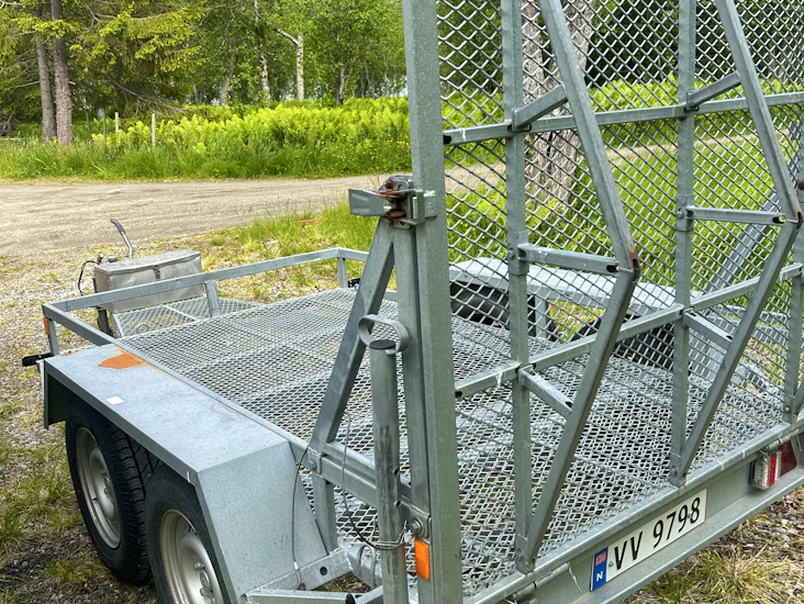 Bk hengeren maskinhenger. pl2725b. 2700kg