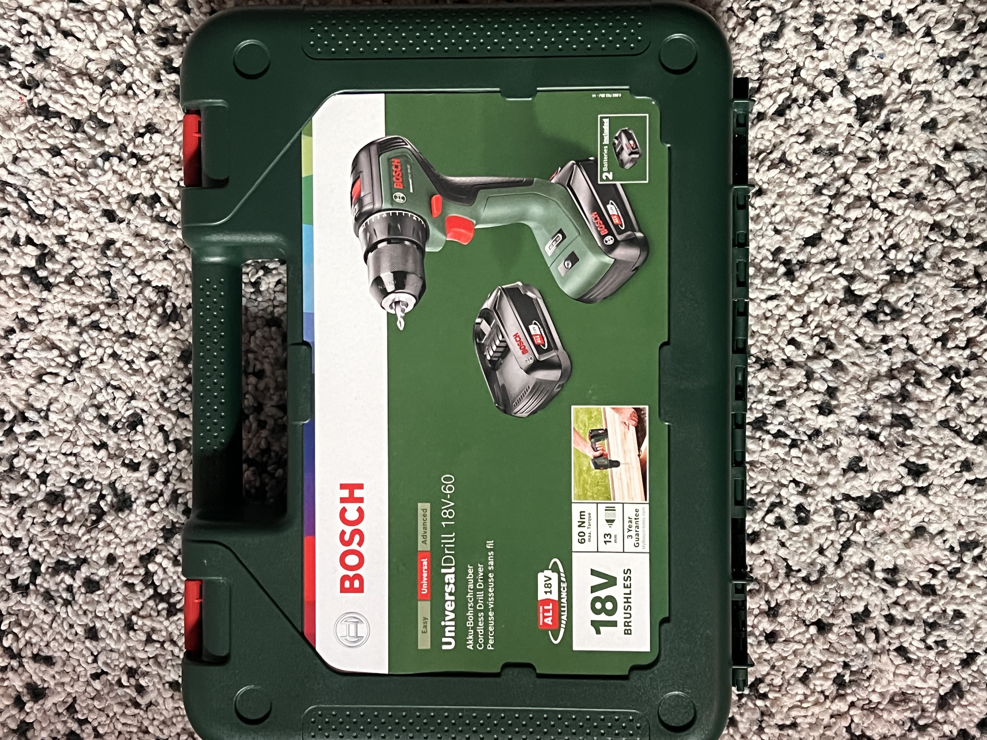 Bosch universaldrill 18v-60 batteridrill