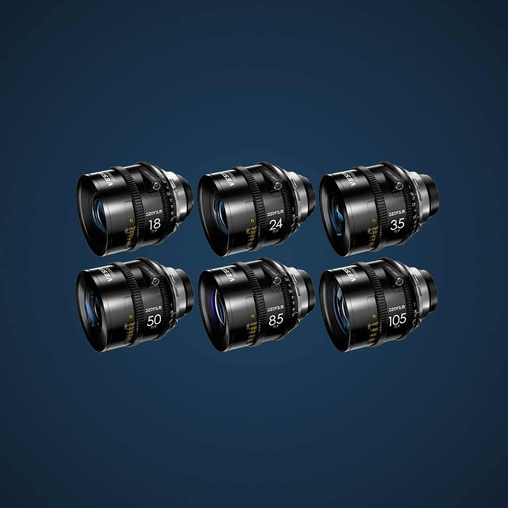 Dzofilm vespid prime 2 – 6-lens set (18 / 24 / 35 / 50 / 85 / 105mm, t1.9)