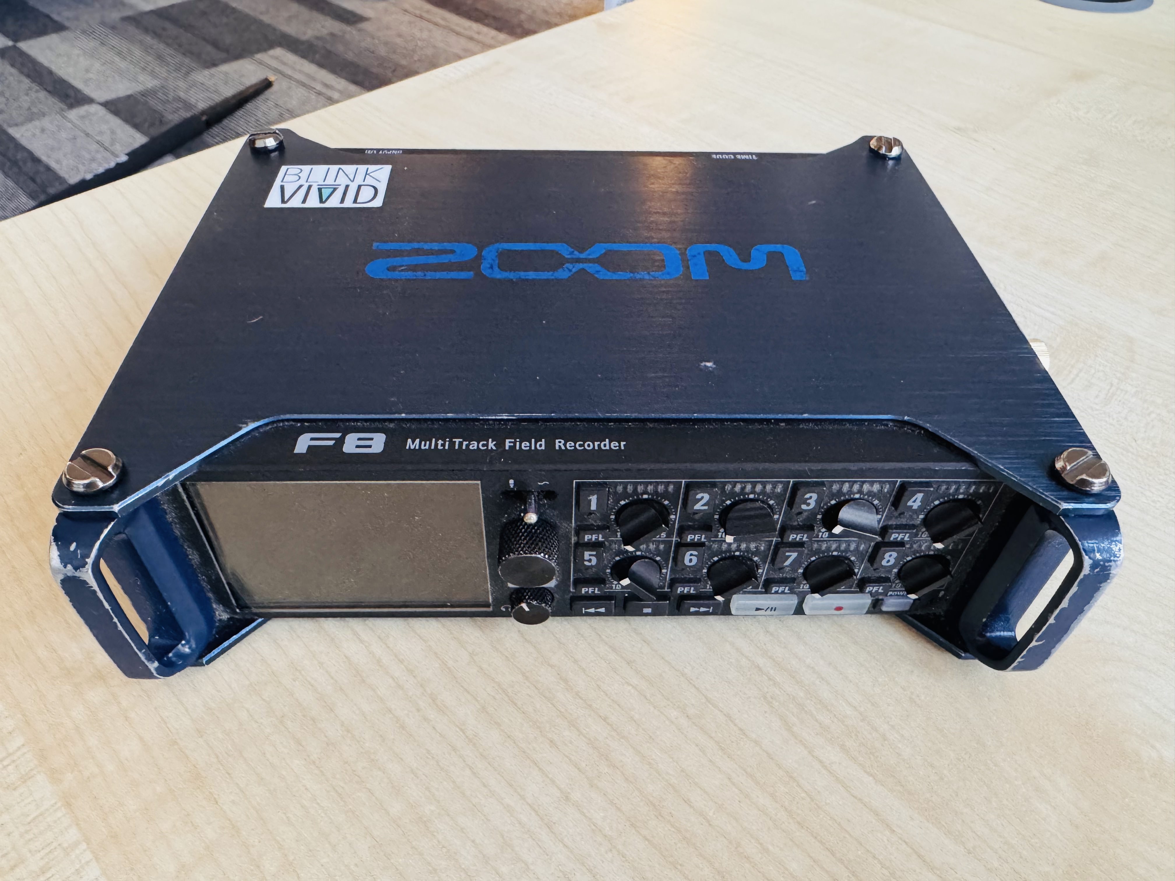 Zoom f8 multitrack field recorder