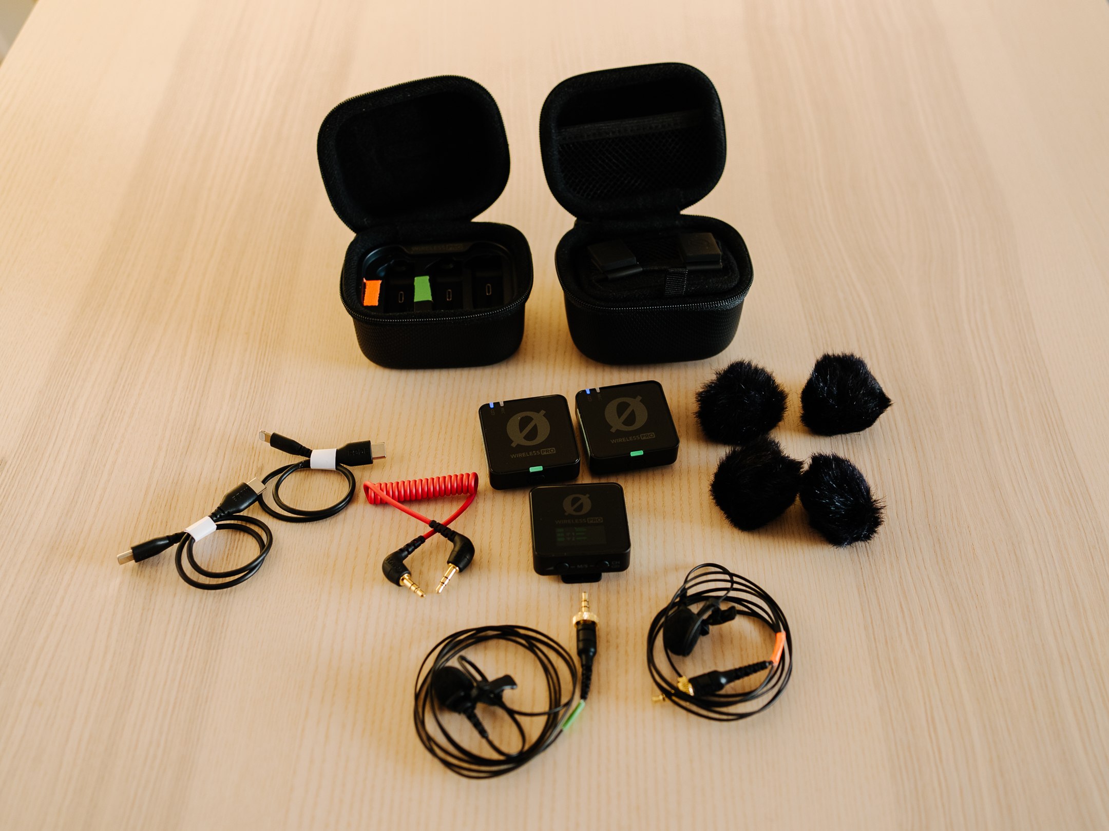 Røde wireless pro (+ mygger og alt av tilbehør)